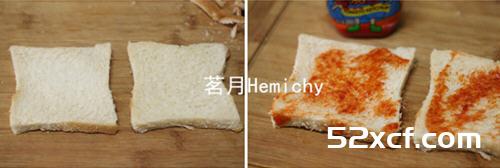 火腿吐司披萨的