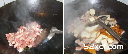 茶干青椒炒肉丝的做法
