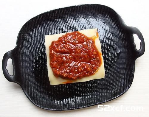 焗烤蕃茄肉酱千层面的做法
