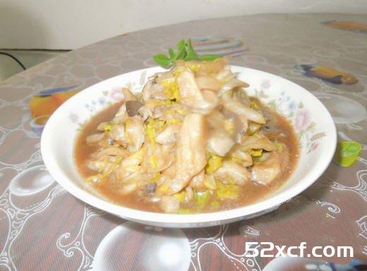 平菇炒娃娃菜的做法