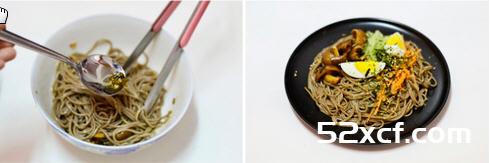 日式菌菇荞麦凉面怎么做