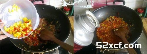 青椒肉酱面的做法