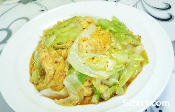 鸡蛋炒包心菜的做法