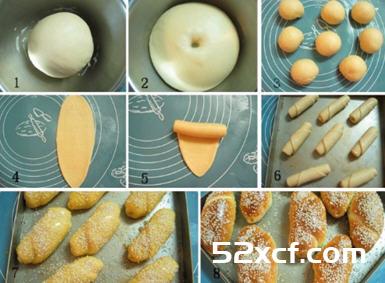 鸡蛋面包卷(直接法)的