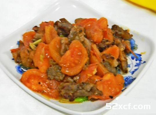 西红柿炒牛肉的做法