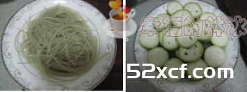 剁椒丝瓜蒸粉条的做法
