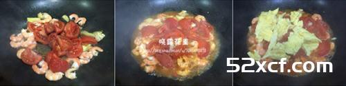 番茄虾仁鸡蛋的做法