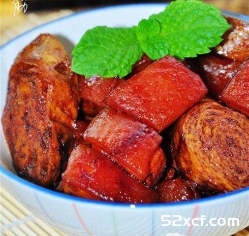 红烧肉面筋的做法
