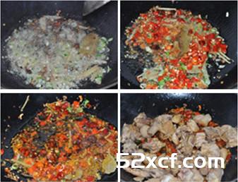 小米椒爆炒小公鸡的做法