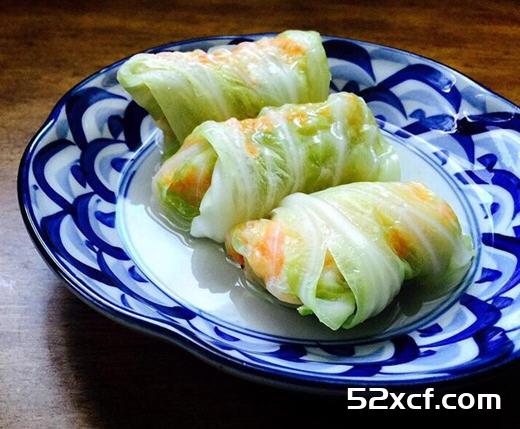翡翠虾卷的做法