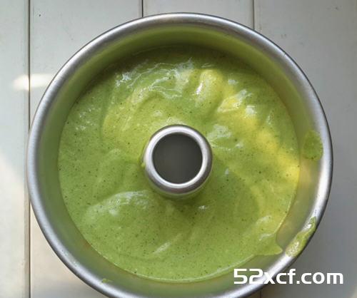 小清新抹茶戚风蛋糕制作方法