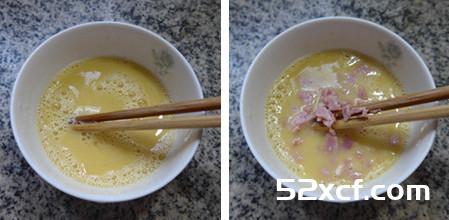 培根鸡蛋蒸豆腐的做法