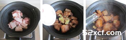 土猪肉烧红薯的做法