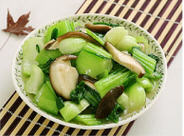 香菇油菜的家常做法