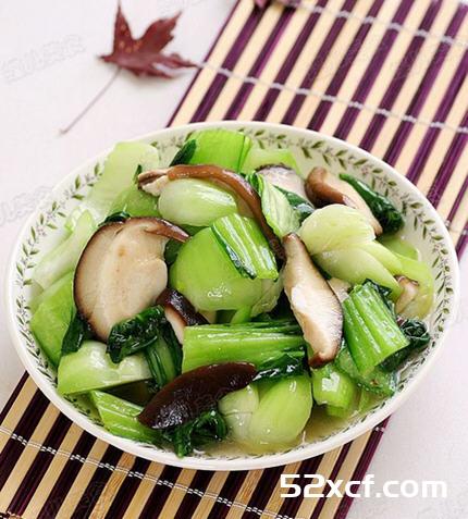 香菇油菜的家常做法
