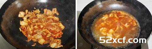 泡菜海鲜豆腐锅的做法