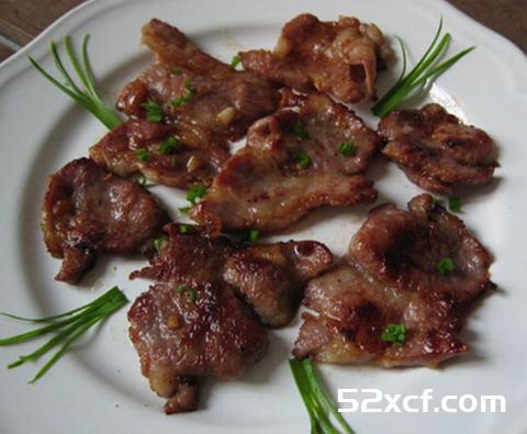 香煎梅花肉的做法