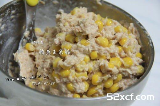 鲔鱼玉米内馅的做法图解