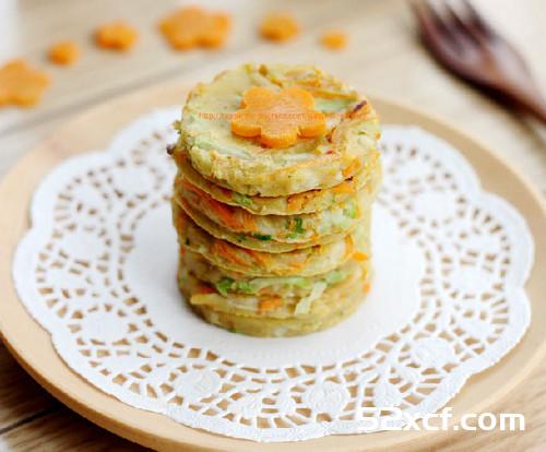 双蔬鸡蛋饼的做法