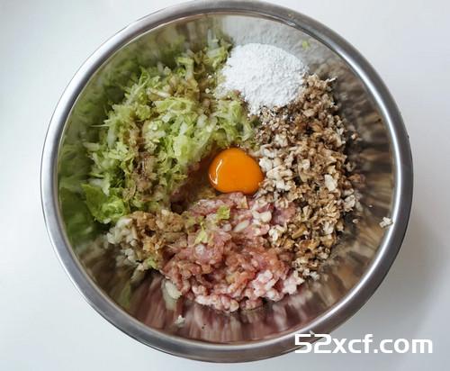 香菇菜肉丸子的做法