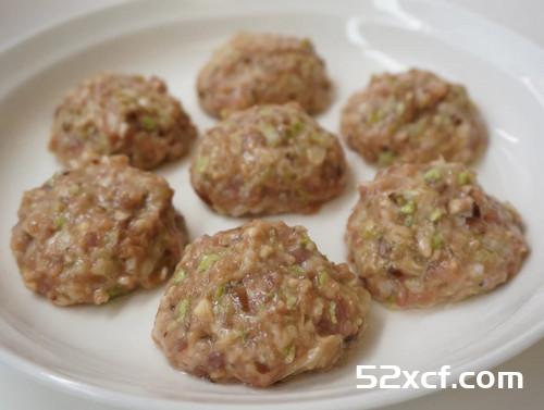 香菇菜肉丸子的做法