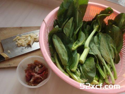 青菜肉片的做法