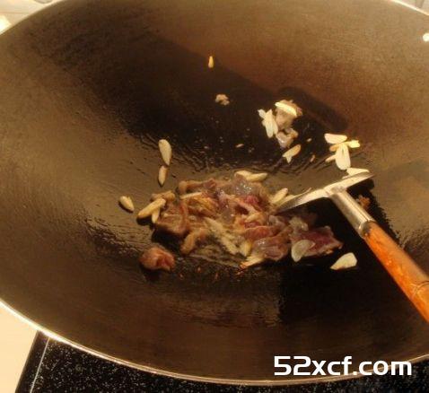 青菜肉片的做法