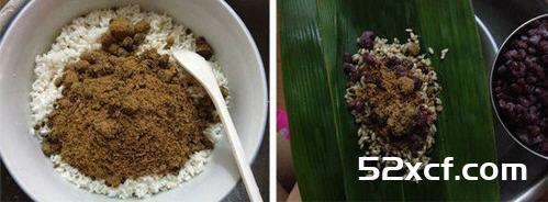 红糖蜜豆粽子的做法
