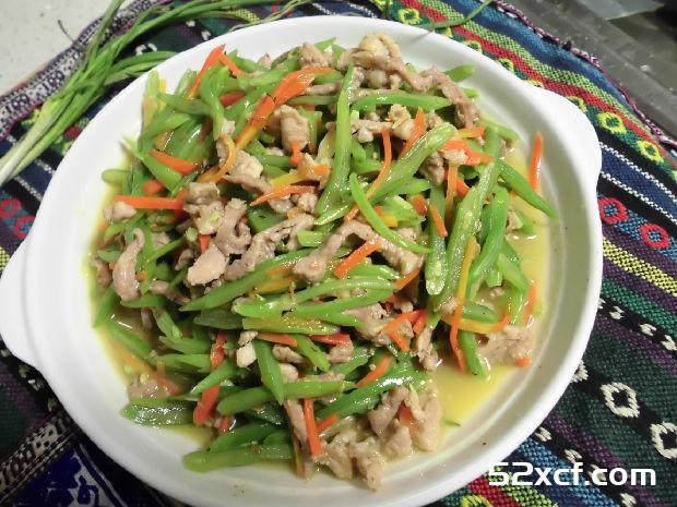 芸豆炒肉丝的做法