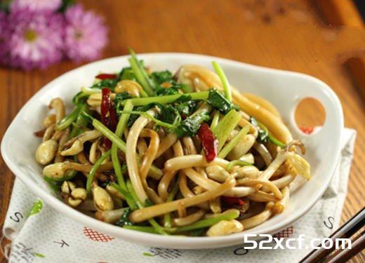 素炒花生芽的做法