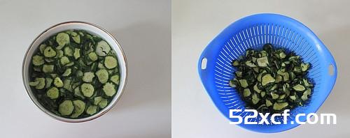 蒜蓉肉末炒黄瓜钱的做法