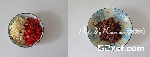 蒜蓉肉末炒黄瓜钱的做法