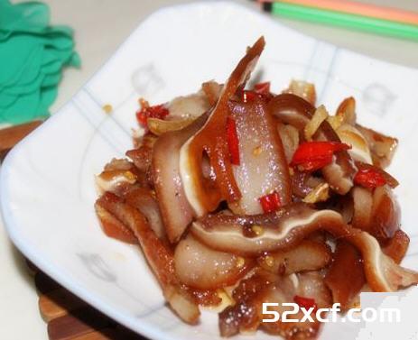 尖椒炒猪头肉的做法