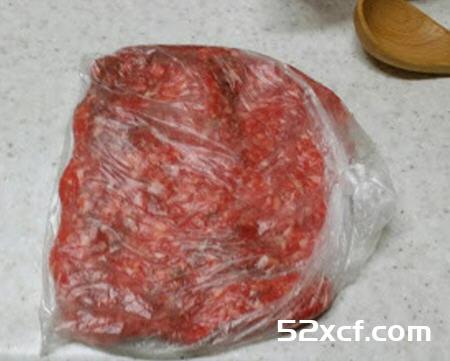 绞肉冷冻保管法图解