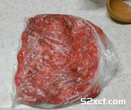 绞肉冷冻保管法图解