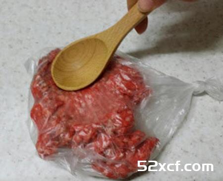 绞肉冷冻保管法图解