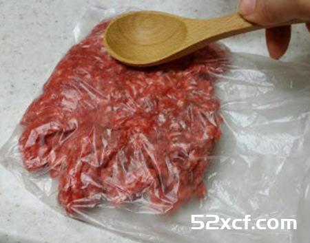 绞肉冷冻保管法图解