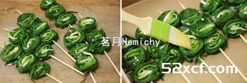 烤箱烤韭菜的做法