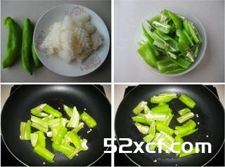 尖辣炒鱿鱼花的做法
