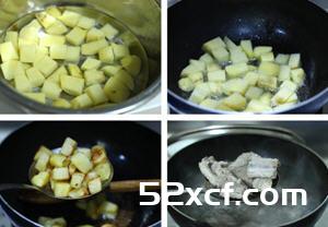 香辣土豆排骨的做法