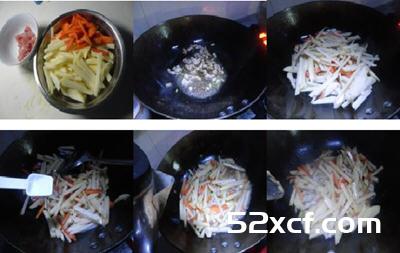 炝炒土豆条的做法
