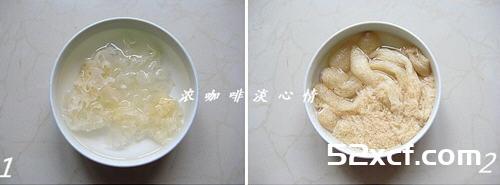 竹荪银耳甜汤的做法