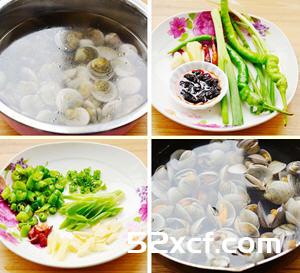 辣豆豉炒青蛤的做法