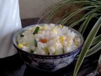 玉米蛋炒饭的做法