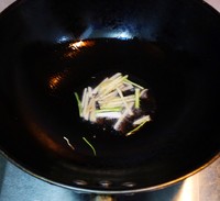 腊肉炒有机菜花