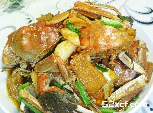 香炒毛蟹的做法