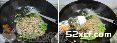 黄瓜花炒肉的做法