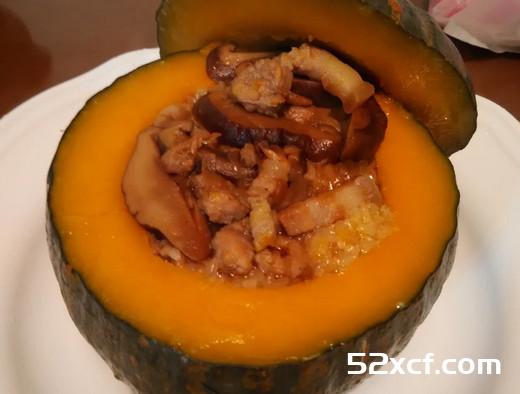 栗子南瓜油饭的做法
