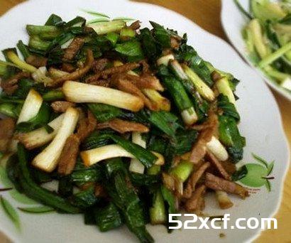 青蒜炒肉的做法