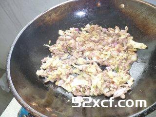 白菜羊肉炒饭的做法
